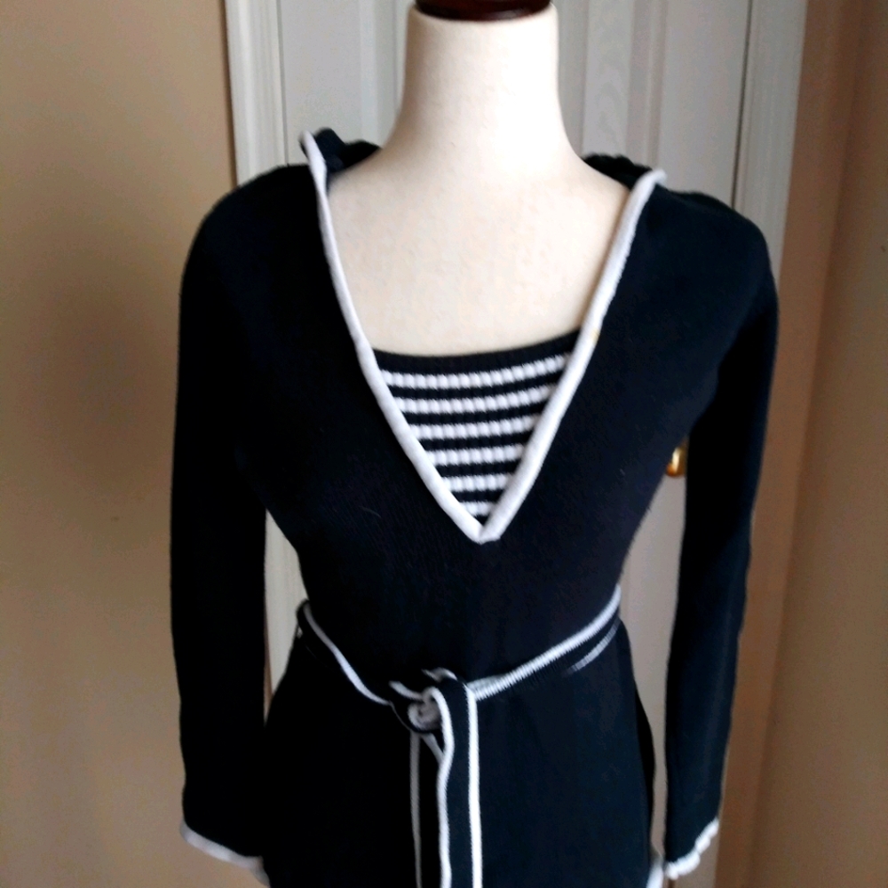 Nautical Navy Blue Sweater